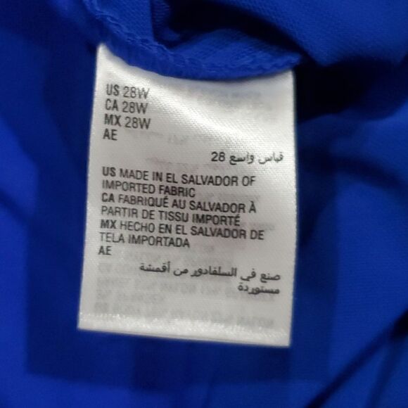 Alfani Cobalt Blue Pull on Capri Pants - Picture 11 of 12